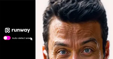 【カツラが脱げない！】動画生成AI Runway Gen2「Auto-detect area」